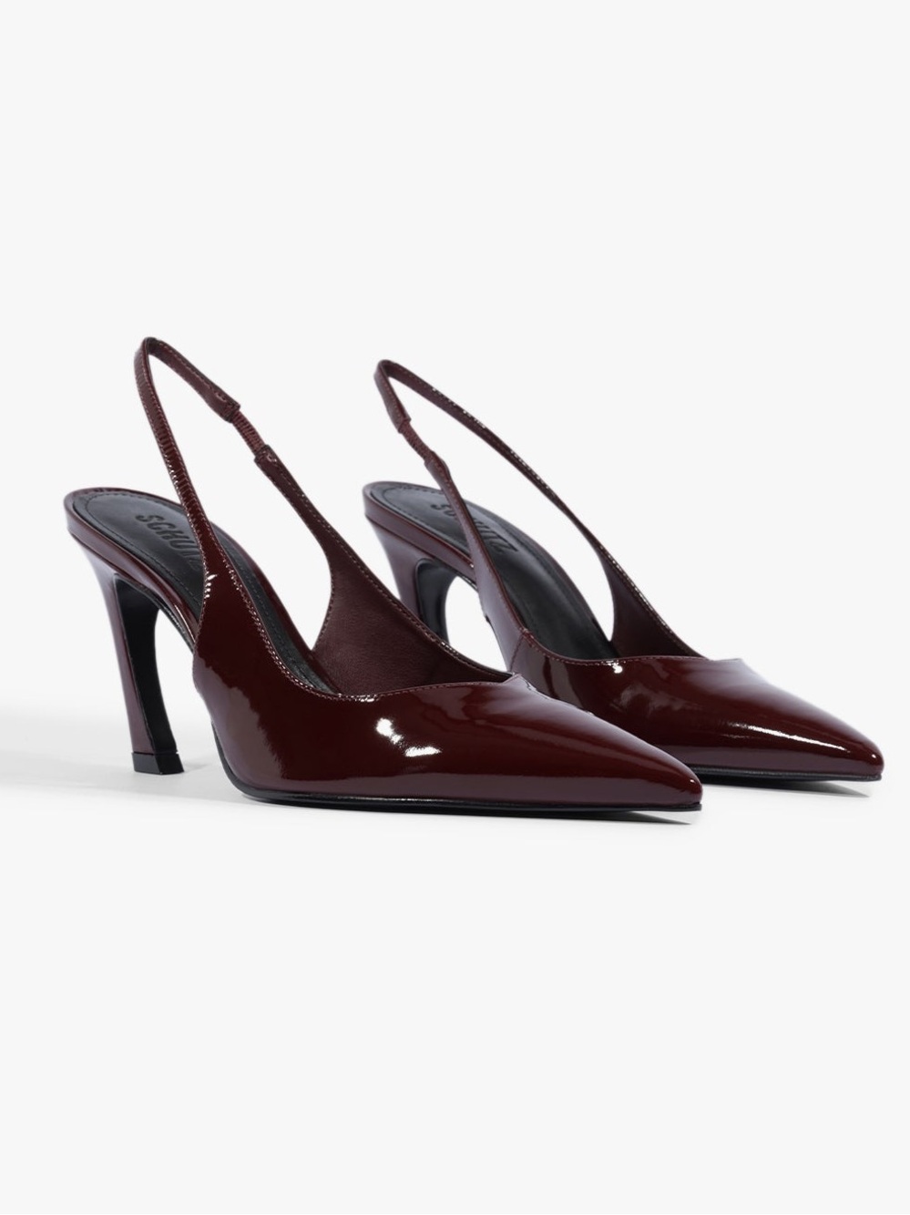 NWT | Schutz LEXI SLING PATENT PUMP in Burgundy, Size: 7